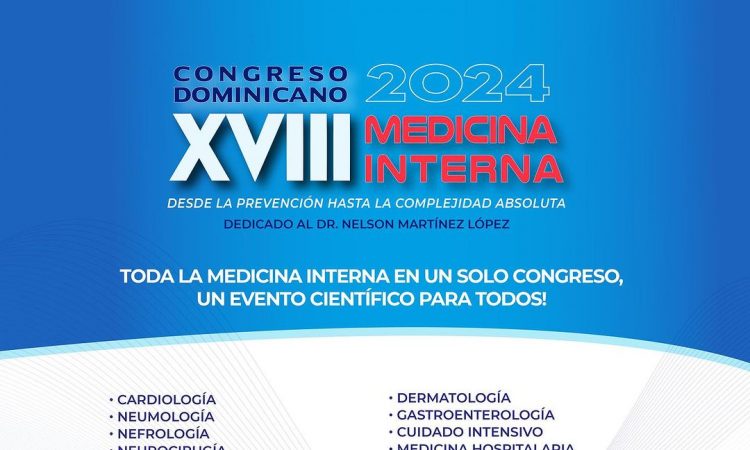 Sociedad de Medicina Interna invita a su XVIII Congreso en Punta Cana
