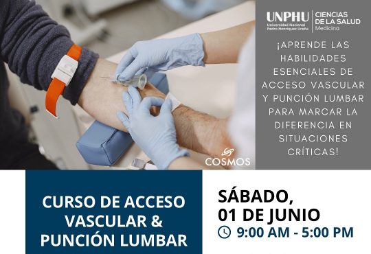 JAEMED-UNPHU abre inscripciones para curso de acceso vascular & punción lumbar