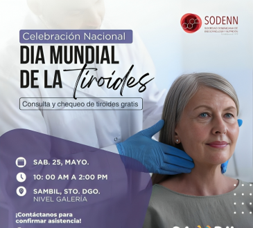 SODENN invita este sábado a celebrar el Día Mundial de la Tiroides