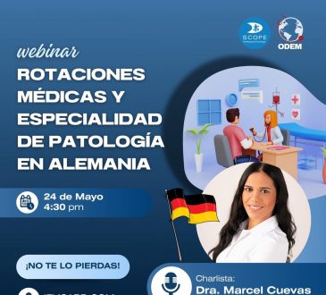 ODEM invita a webinar sobre rotaciones médicas en el extranjero