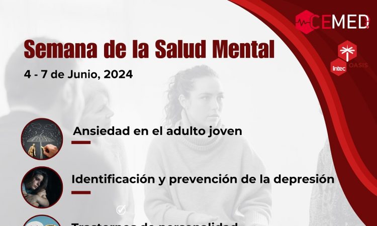CEMED-INTEC invita a participar en su ' Semana de Salud Mental'