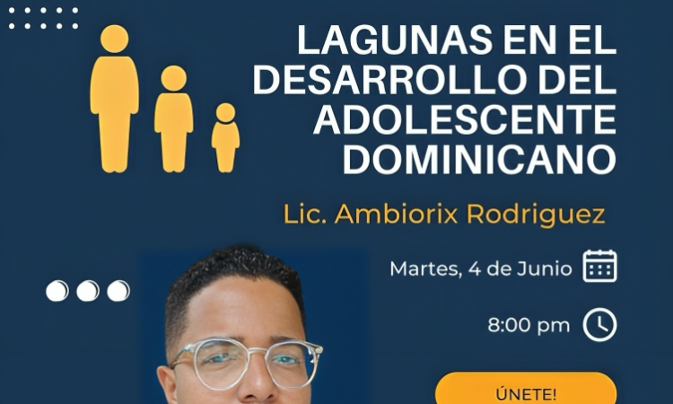 ODEM invita este martes a la charla 'Lagunas en el Desarrollo del Adolescente Dominicano'
