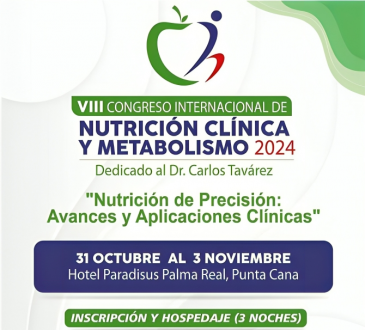 SODONUCLIM confirma fechas de su VIII Congreso Internacional de Nutrición Clínica y Metabolismo