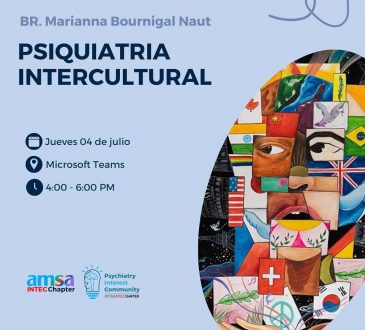 AMSA-INTEC invita este jueves a la charla 'Psiquiatría intercultural'