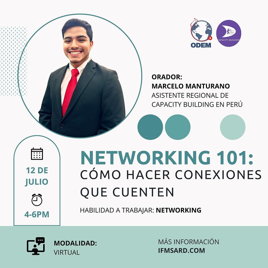 ODEM invita a charla sobre networking y relaciones laborales