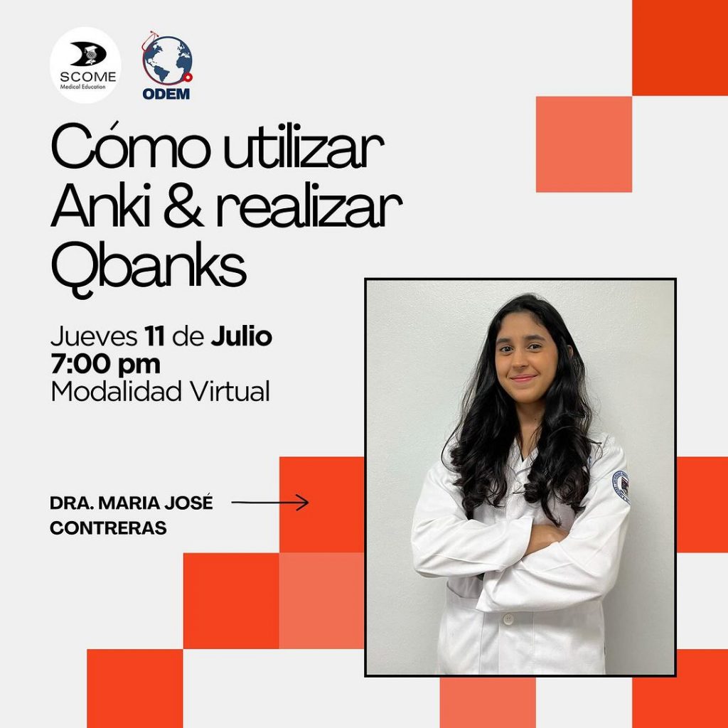 ODEM invita a la charla 'Cómo utilizar ANKI y realizar Qbanks'