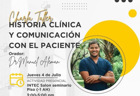 ODEM dictará taller ‘Historia Clínica y comunicación con el paciente’ este jueves