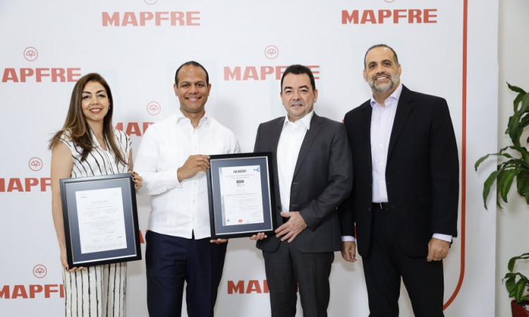 MAPFRE BHD Seguros reafirma liderazgo en RD con recertificación de AENOR