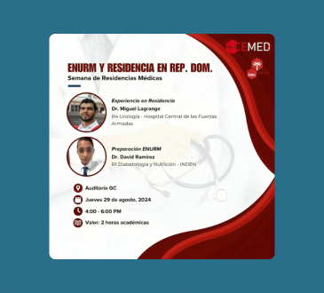 Semana de Residencias Médicas en INTEC: Charla educativa con expertos para futuros residentes