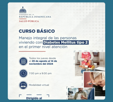 Ministerio de Salud Pública lanza curso básico sobre manejo integral de la Diabetes Mellitus Tipo 2