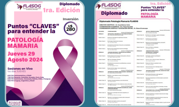 Diplomado sobre Patología Mamaria de FLASOG: Primera Edición