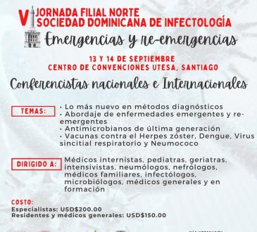 SDI Filial Norte anuncia jornada ‘Emergencias y re-emergencias’