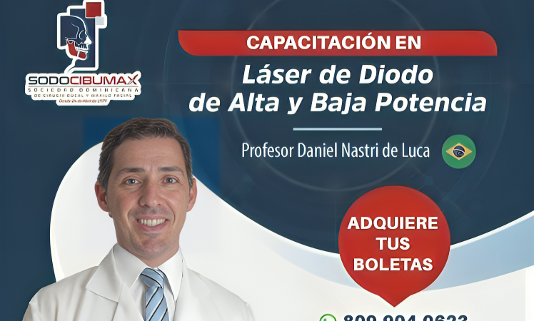 SODOCIBUMAX organizará capacitación en “Láser de Diodo de Alta y Baja Potencia” para profesionales de la salud bucal