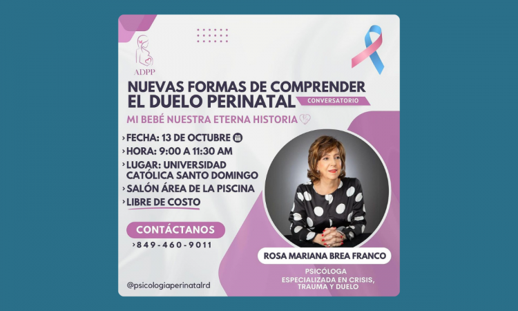Psicología Perinatal RD organiza encuentro por el Día Mundial de la Concienciación sobre la pérdida gestacional