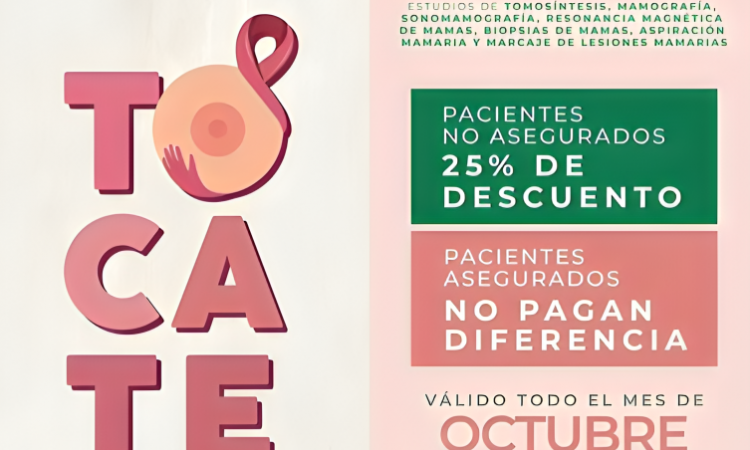 Unión Médica ofrecerá servicios para prevenir el cáncer de mama en octubre