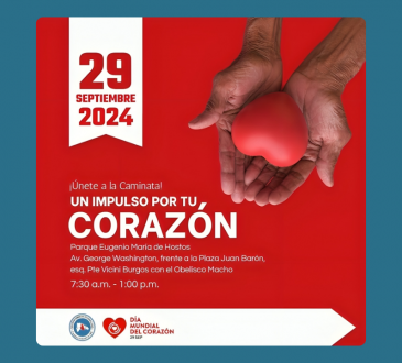 SODOCARDIO convoca a la caminata “Un Impulso por Tu Corazón” en conmemoración del Día Mundial del Corazón