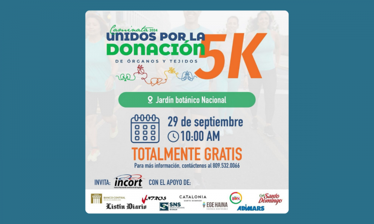 Caminata Unidos por la Donación de Órganos y Tejidos 2024, evento solidario en el Jardín Botánico Nacional