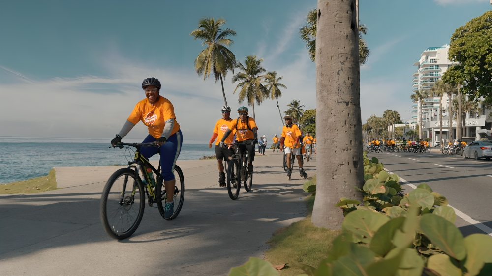 Segunda edición de la Bicicletada Naranja fomenta el uso de la bicicleta en Santo Domingo
