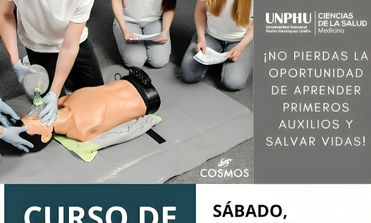 JAEMED-UNPHU invita a curso de Primeros Auxilios abierto a todo público