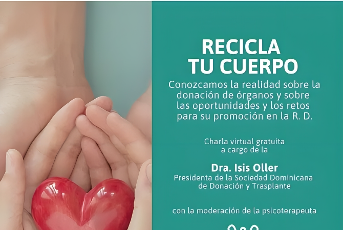 INCORT organiza charla “Recicla tu cuerpo” para promover la donación de órganos en República Dominicana