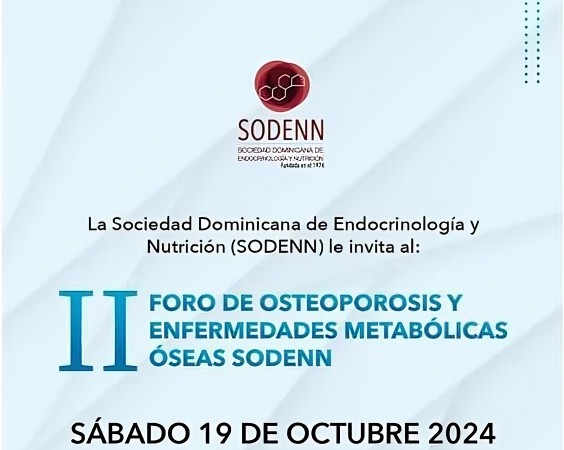 SODENN invita al II Foro de Osteoporosis y Enfermedades Metabólicas Óseas en Santo Domingo