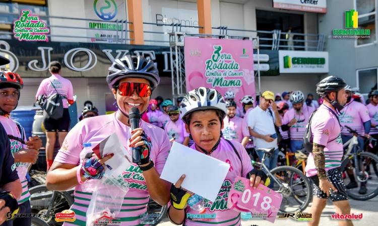 CENOMED impulsa la prevención del cáncer de mama con la Tercera Rodada en Santo Domingo Este