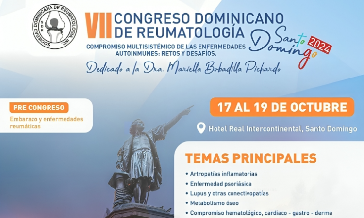 Sociedad Dominicana de Reumatología inaugura el VII Congreso Dominicano de Reumatología