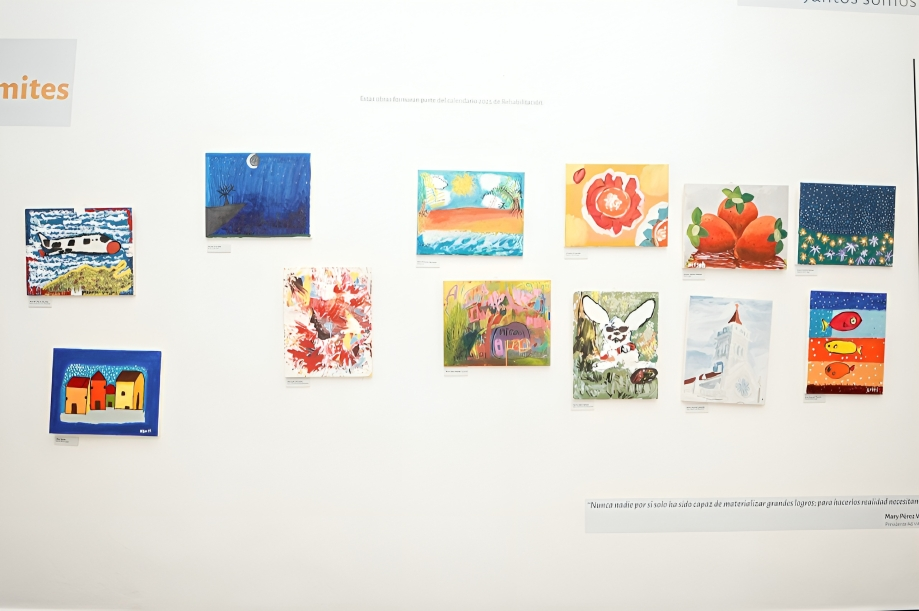Rehabilitación inaugura exposición de obras de alumnos de Educación Especial en Galería 360