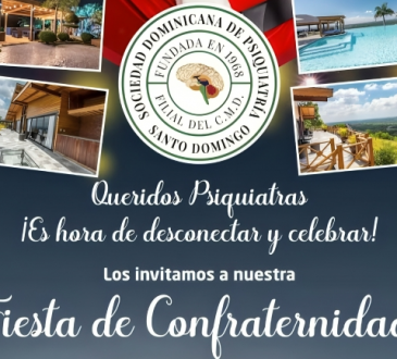 Sociedad Dominicana de Psiquiatría del Norte invita a Fiesta de Confraternidad el 7 de diciembre