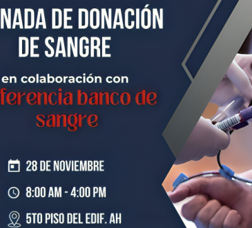 EMIG-INTEC y Referencia Banco de Sangre organizan jornada de donación de sangre este 28 de noviembre