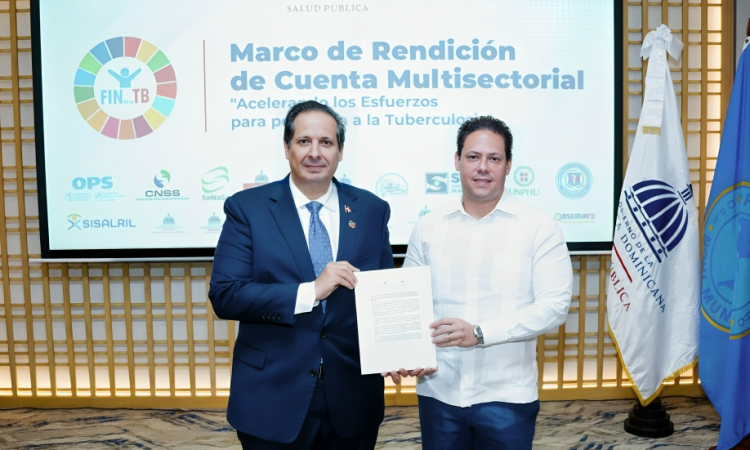 República Dominicana avanza hacia la eliminación de la tuberculosis con la firma del Marco de Rendición de Cuentas Multisectorial