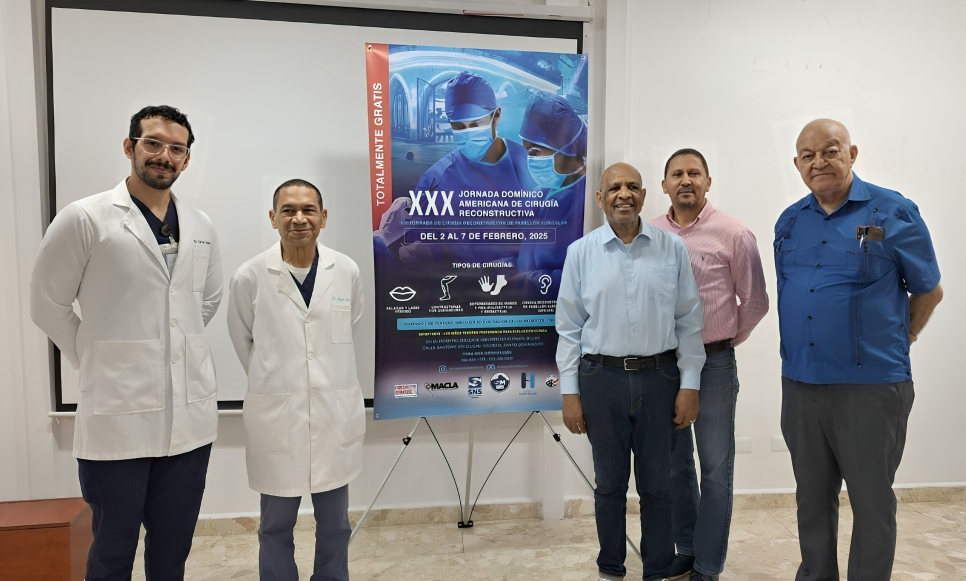 XXX Jornada Domínico-Americana de Cirugía Reconstructiva lleva esperanza y salud a pacientes vulnerables