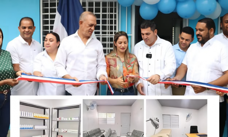 Inauguran Centro de Primer Nivel de Atención en Batey Amina, Mao