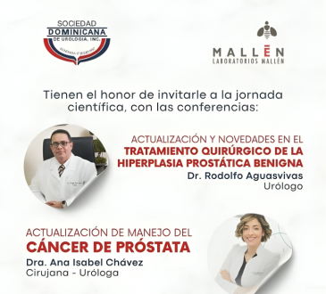 Sociedad Dominicana de Urología y Laboratorios Mallén organizan jornada científica en Azua