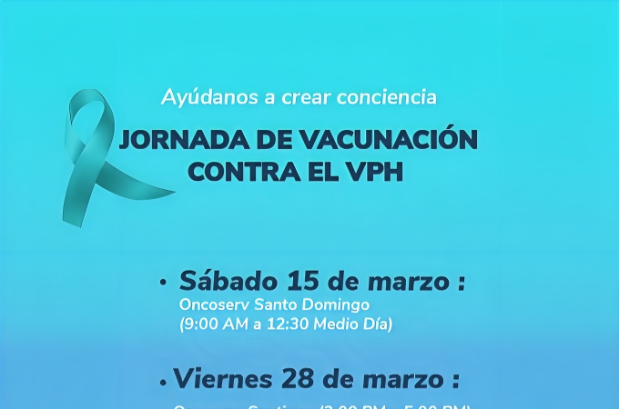 Fundación Oncoserv realiza Jornada de Vacunación contra el VPH en Santo Domingo y Santiago