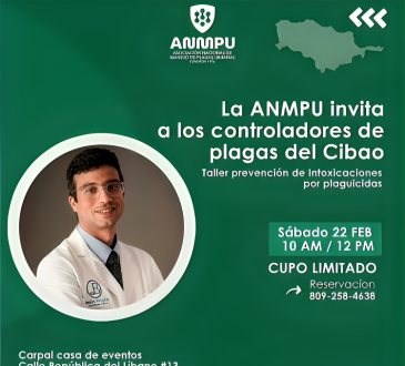 ANMPU invita al Taller de Prevención de Intoxicaciones por Plaguicidas en Santiago