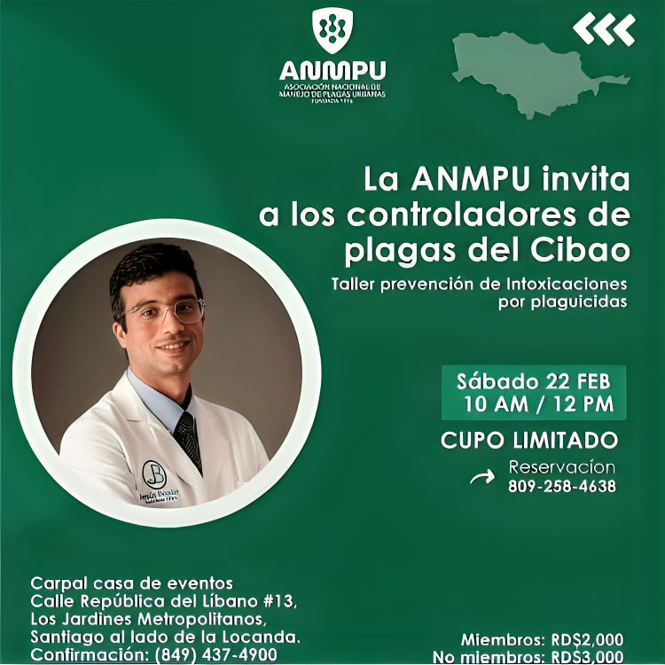 ANMPU invita al Taller de Prevención de Intoxicaciones por Plaguicidas en Santiago