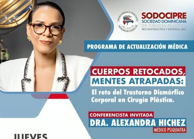 SODOCIPRE organiza conferencia sobre el impacto del Trastorno Dismórfico Corporal en cirugía plástica