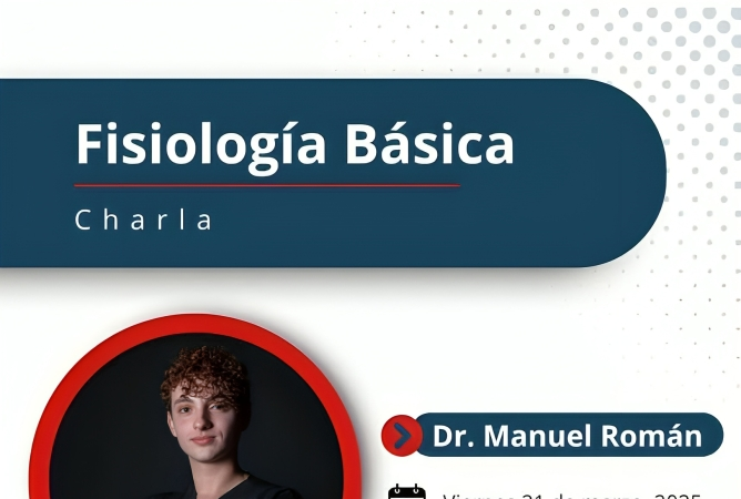 ODEM invita a estudiantes de medicina a la charla «Fisiología Básica» con el Dr. Manuel Román