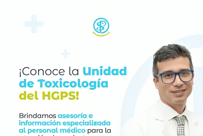 HGPS fortalece atención médica con su Unidad de Toxicología especializada