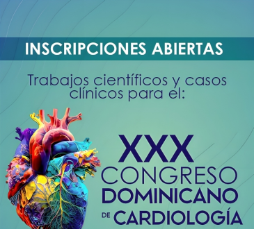 XXX Congreso Dominicano de Cardiología 2025: fecha límite para envío de trabajos científicos
