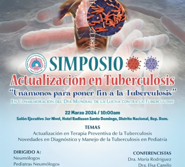 Simposio sobre tuberculosis reunirá a especialistas en Santo Domingo para abordar avances en su diagnóstico y tratamiento