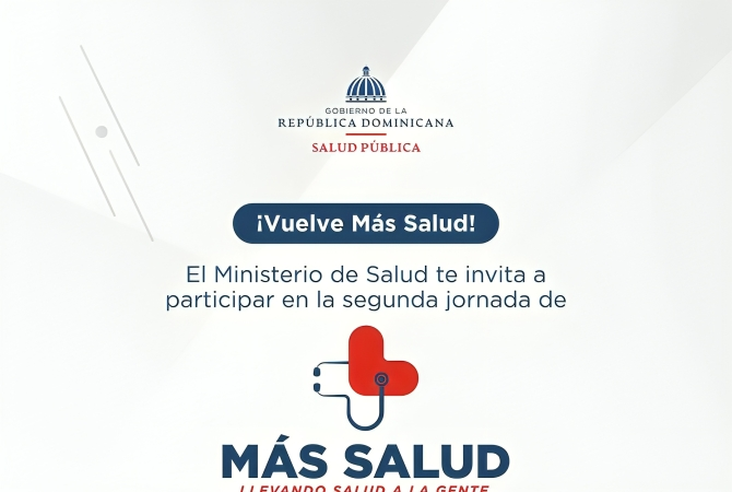Salud Pública anuncia segunda jornada de Más Salud en San Juan de la Maguana