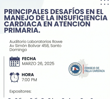 SODOCARDIO invita a taller sobre desafíos en el manejo de la insuficiencia cardíaca en atención primaria
