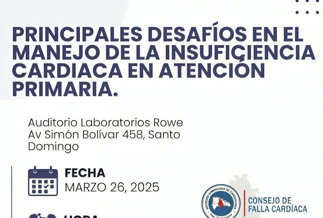 SODOCARDIO invita a taller sobre desafíos en el manejo de la insuficiencia cardíaca en atención primaria