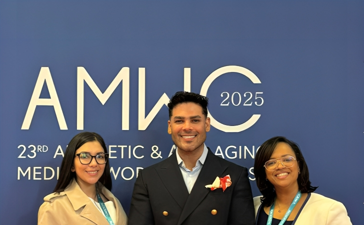 Actualizaciones en armonización facial y tratamientos antienvejecimiento son presentadas en el Congreso AMWC en Mónaco