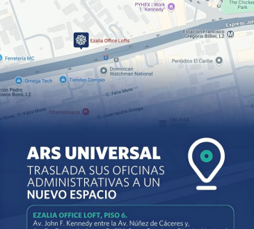 ARS Universal traslada sus oficinas administrativas a Ezalia Office Lofts para mejorar experiencia del cliente