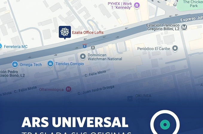 ARS Universal traslada sus oficinas administrativas a Ezalia Office Lofts para mejorar experiencia del cliente