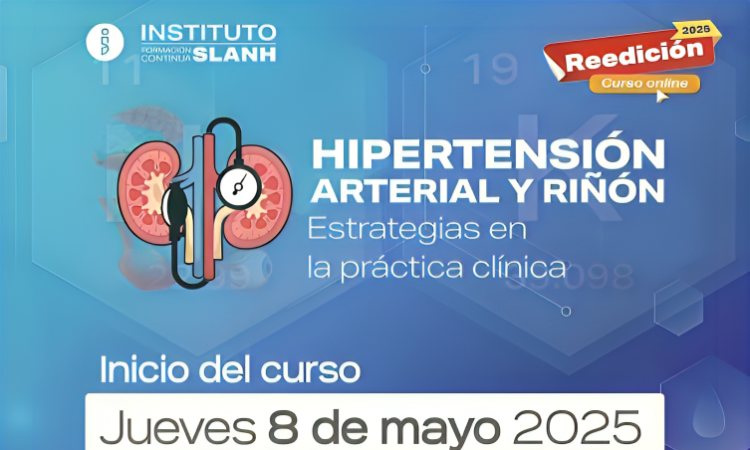 SODONEFRO promueve curso sobre hipertensión arterial y enfermedad renal avalado por la Sociedad Española de Nefrología