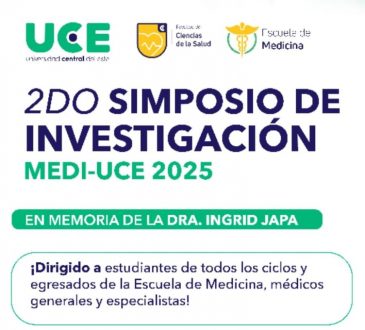 UCE celebra 2do Simposio de Investigación Médica en honor a la Dra. Ingrid Japa